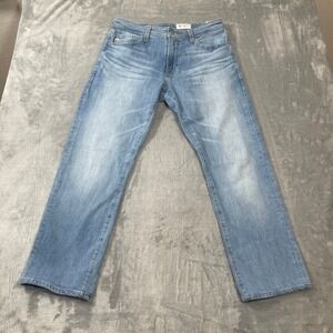 AG Jeans 32x26 Everett Slim Straight Light Wash Italian Fabric